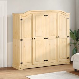 Sifonier „Corona”, 194x52x186 cm, lemn masiv de pin GartenMobel Dekor