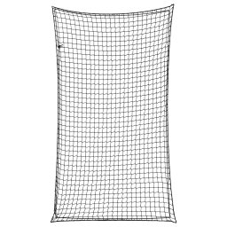 Plasa de remorca cu funie elastica, negru, 3,5x2 m, PP GartenMobel Dekor