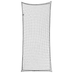 Plasa de remorca cu funie elastica, negru, 8x3,5 m, PP GartenMobel Dekor