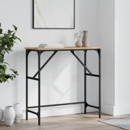 Masa consola, stejar sonoma, 75x32x75 cm, lemn prelucrat GartenMobel Dekor