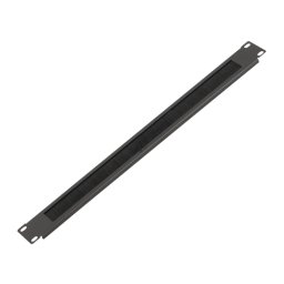 Ghidaj metalic cu perii pentru rack 1U, 483×44 mm, ASYTECH Networking ASY-CM-1UBR