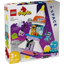 LEGO® DUPLO® 10422 - Aventura cu naveta spatiala​ (3:1)