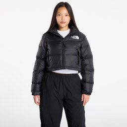 Jacheta The North Face W Nuptse Short Jacket TNF Black/ TNF Black
