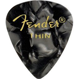 Fender 351 Shape Picks Thin Black Moto