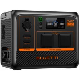 AC 60 P Statie de energie portabila Bluetti 600 W , 504 Wh, tip baterie LiFePO₄ , IP65 Dustproof & water-resistant , cod AC60P