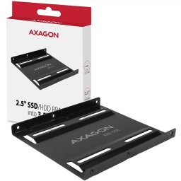 Adaptor Axagon RHD-125B pentru montarea unui HDD/SSD 2.5" in slot 3.5", Black