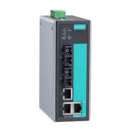 Switch cu management entry-level cu 5 porturi Ethernet sau 3 porturi Ethernet și 2 porturi FO, Moxa EDS-405A