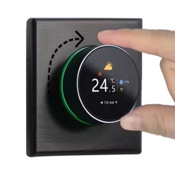 Termostat Inteligent Centrala, Rotita, Afisaj Digital, WIFI, Control prin Aplicatia Tuya, Wireless, Prindere in Doza de Perete, Control Vocal Google Home, Alexa SmartWiz