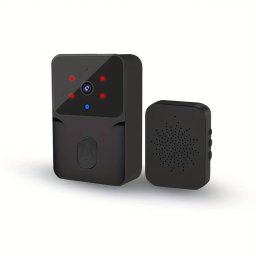Sonerie Inteligenta WiFi, VideoGuest, Transmitator video cu vedere nocturna, Reancarcabila, Control la distanta prin aplicatie, 19 melodii disponibile, 4 trepte de volum,150M Raza Actiune, Microfon bi