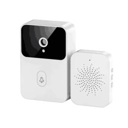 Sonerie Inteligenta WiFi, VideoGuest, Transmitator video cu vedere nocturna, Reancarcabila, Control la distanta prin aplicatie, 19 melodii disponibile, 4 trepte de volum,150M Raza Actiune, Microfon bi