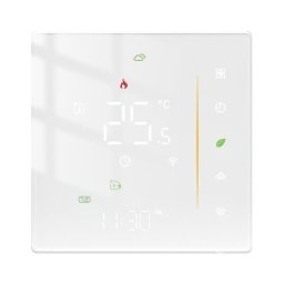 Termostat Inteligent Pardoseala Boiler electric, Smart, WIFI, Control prin Aplicatia Tuya, Wireless, Prindere in Doza de Perete, Control Vocal Google Home, Alexa SmartWiz
