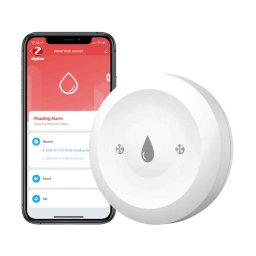 Senzor de scurgere a apei Smart Life, nivel IP66, alarma, detector prin aplicatie, imersie, Tuya Zigbee SmartWiz