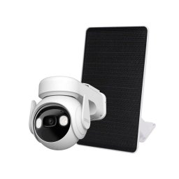 Camera de supraveghere wireless cu alarma si rotire de pe telefon Imou Cell PT 4G 2, panou solar 5W, baterie, 3MP, IR, microfon si alarma