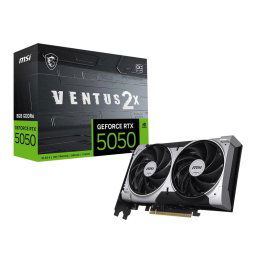 Placa video nVidia GeForce RTX 5050 VENTUS 2X OC 8GB, GDDR6, 128 bit
