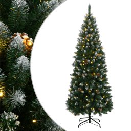 Brad de Craciun artificial 150 LED-uri 120 cm GartenMobel Dekor