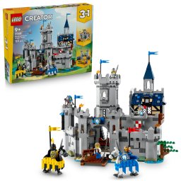 LEGO Castel medieval cu cai si cavaleri Quality Brand