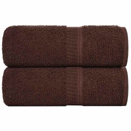 Prosoape pentru oaspeti 2 buc maro 30x50cm 360 g/m² 100% bumbac GartenMobel Dekor
