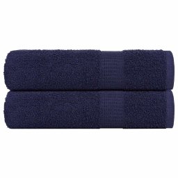 Prosoape de dus 2 buc Bleumarin 70x140 cm 360 g/m² 100% bumbac GartenMobel Dekor