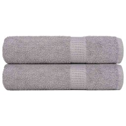 Prosoape de mana 2 buc Gri 50x100 cm 360 g/m² 100% bumbac GartenMobel Dekor