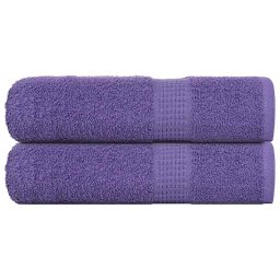 Prosoape de mana 2 buc Violet 50x100 cm 360 g/m² 100% bumbac GartenMobel Dekor