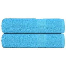 Prosoape de dus 2 buc turcoaz 70x140 cm 360 g/m² 100% bumbac GartenMobel Dekor