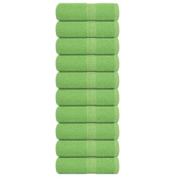 Prosoape pentru oaspeti 10 buc Verde mar 360 g/m² 100% bumbac GartenMobel Dekor