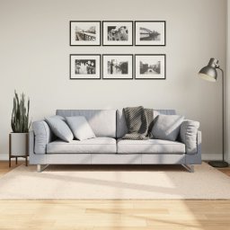 Covor HUARTE, fir scurt, moale si lavabil, bej, 140x200 cm GartenMobel Dekor