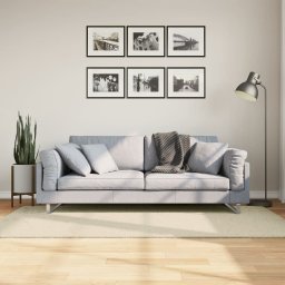 Covor HUARTE, fir scurt, moale si lavabil, crem, 100x200 cm GartenMobel Dekor