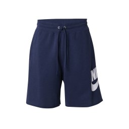 Nike Sportswear Pantaloni 'CLUB ALUMNI' bleumarin / alb