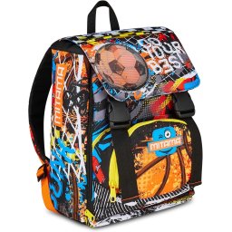 Ghiozdan Mitama, 4 compartimente, tematica sport
