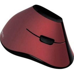 Mouse Logilink ID0159 Ergonomic vertical mouse, wireless 2.4 GHz, Negru/Red 1000dpi