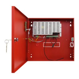 Sursa de alimentare EN 54-4, 27.6V/1.6A, cutie metalica cu loc acumulatori 2x7Ah/12V - PULSAR EN54C-2A7