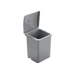 Cos gunoi pentru mobilier bucatarie, model RAPIDO, 1 cuva x 13 L, finisaj gri
