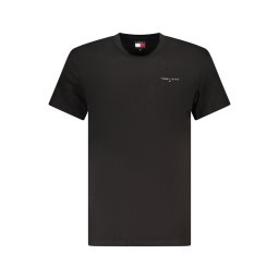Tricou negru cu mânecă scurtă pentru bărbați