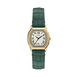 FOSSIL Ceas analogic 'HARLOW' auriu / verde / negru / alb