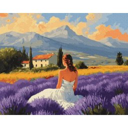 Set pictura pe numere, cu sasiu, Dincolo de universul gandirii, 40x50 cm