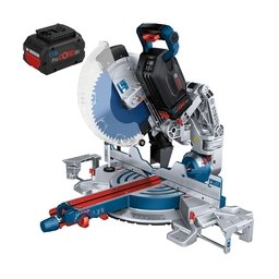 Bosch - GCM18V-305 GDC - Fierastrau circular stationar cu 2 acumulatori, Li-Ion, 18 V, 5.5 Ah, 305x30 mm