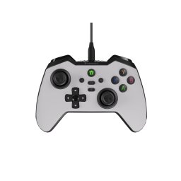 Controller cu fir Genesis Mangan 300, tip Analog/Digital, interfata USB, numar butoane 19, lungime cablu 200 cm, compatibilitate PC, ROG Ally, Nintendo Switch, Steam Deck, alb