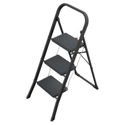 Scara din otel Hailo K44 Standard Line, 3 trepte