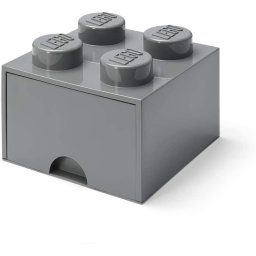 Room Copenhagen LEGO Storage Brick Drawer 4, storage box (dark grey)
