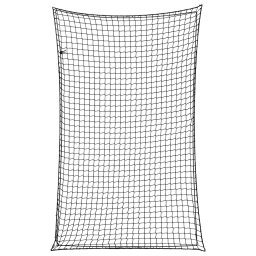 Plasa de remorca cu funie elastica, negru, 4x2,5 m, PP GartenMobel Dekor