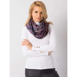 Șal cu model violet-maro