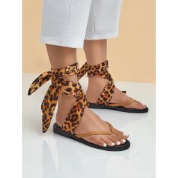Resti Women's flip-flops with a decorative strap Safari Sweet