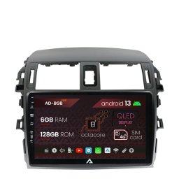Navigatie Toyota Corolla (2007-2013), Android 13, B-Octacore 6GB RAM + 128GB ROM, 9 Inch - AD-BGB9006+AD-BGRKIT067