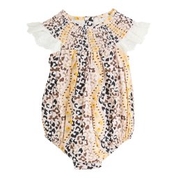 Next Salopetă 'Cath Kidston' maro / galben lămâie / negru / alb murdar