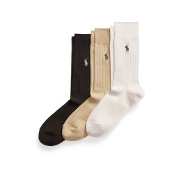 Polo Ralph Lauren Șosete 'EGYPTIAN' maro / maro cappuccino / negru / alb natural