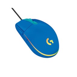 Mouse G102 LIGHTSYNC – Mouse gaming cu fir USB, optic 8000 DPI, 6 butoane + scroll, iluminare RGB, albastru