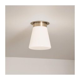 Kichler KL-ALBERS-F-T-CPZ - Plafonieră ALBERS, 1x E27, 40W, 230V, diam. 21,6 cm, bronz