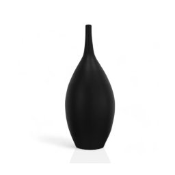 Vază ceramică neagră, 47 cm