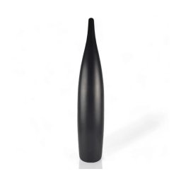 Vază ceramică, negru mat, 70 cm